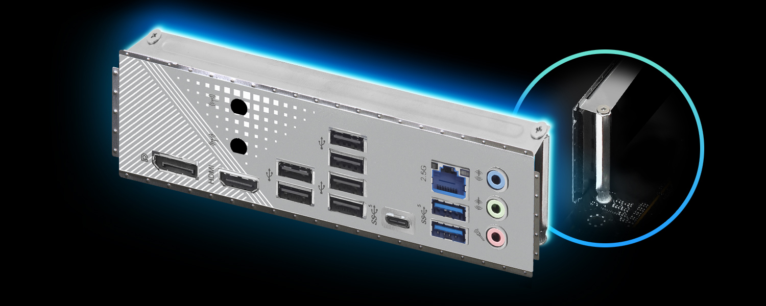 Pre-Installed IO Shield